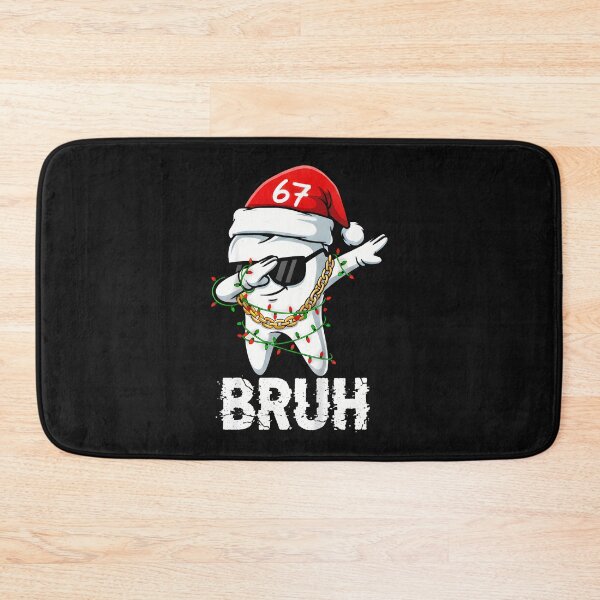 Item preview, Kids Bruh 67 Dabbing Funny Santa Dental Christmas Six Seven Meme designed and sold by facegm.