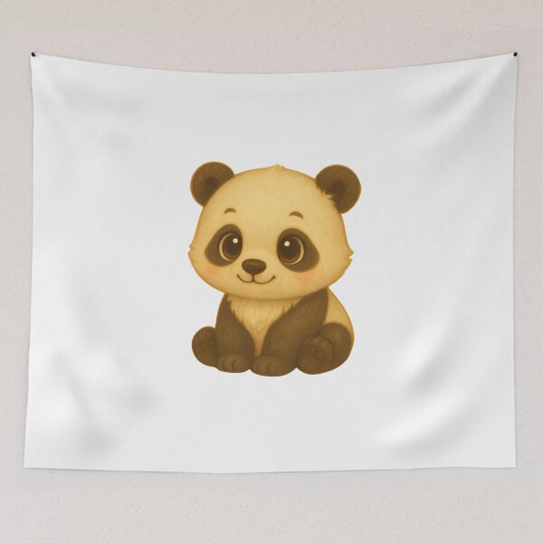 Item preview, Cute Baby Panda Sitting designed and sold by GeoWild Designs.