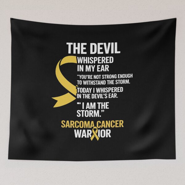 Item preview, The Devil- Sarcoma Cancer Awareness Support Ribbon designed and sold by AmparoBoyle.
