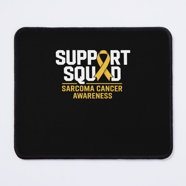 Item preview, Support Squad Sarcoma Cancer Awareness Yellow Ribbon Team designed and sold by khorbiasieno.