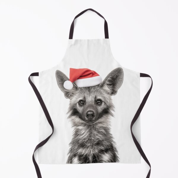 Item preview, Festive Aardwolf in Santa Hat designed and sold by LazyOwlStore.