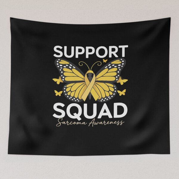 Item preview, Support Squad Butterfly Sarcoma Bone Cancer Awareness Month designed and sold by VasilisLamArt.