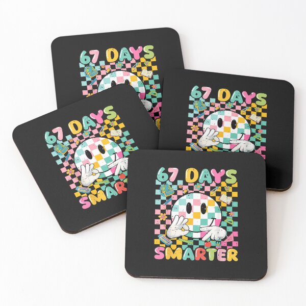 Item preview, 67 Days Of School Teacher Kids 6 7 Six Seven 67 Days Smarter designed and sold by facegm.