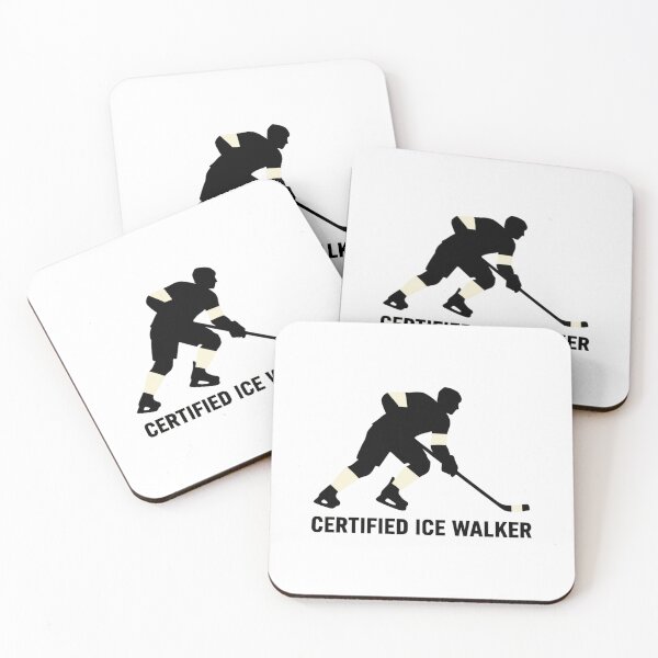 Item preview, Certified Ice Walker - Minimalist Hockey Silhouette designed and sold by EpicSportsArt.