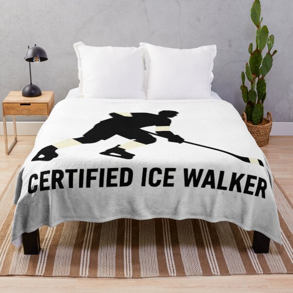 Item preview, Certified Ice Walker - Minimalist Hockey Silhouette designed and sold by EpicSportsArt.