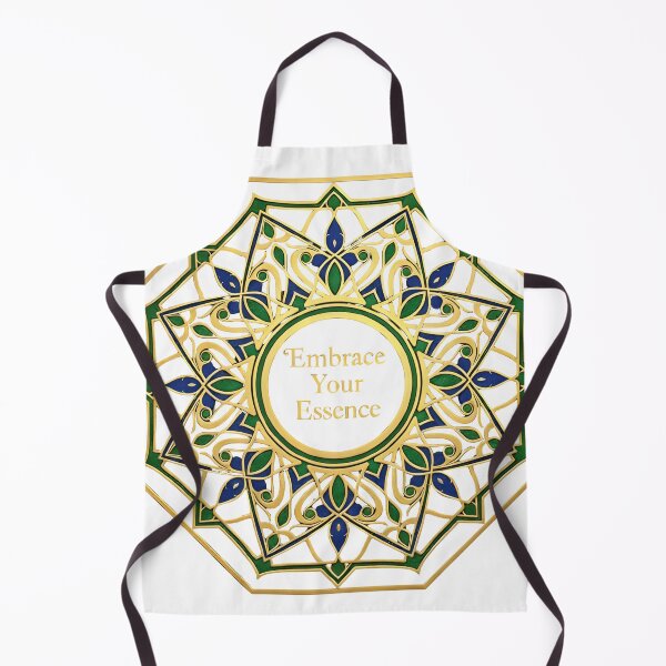 Item preview, Opulent Gold Islamic Geometric Mandala Moroccan Zellige Arabesque Art designed and sold by Taha Art Designs.