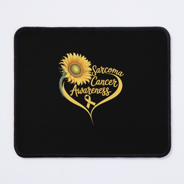 Item preview, Sarcoma Cancer Awareness Wear Yellow Ribbon Sunflower Heart designed and sold by marcusry.