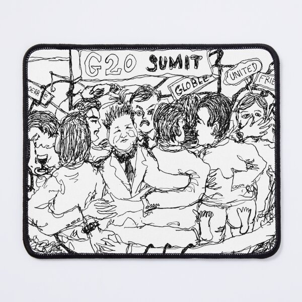 Item preview, G20 sumit abstract drawing designed and sold by jameshowgelpen.