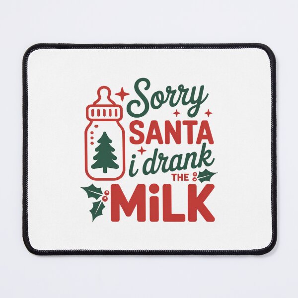 Item preview, Santa I drank The milk Newborn Christmas ChristmasMy First Christmas Family Christmas Baby designed and sold by PunkNation-Arts.