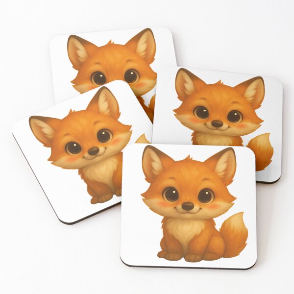 Item preview, Cute Baby Fox Sitting designed and sold by GeoWild Designs.