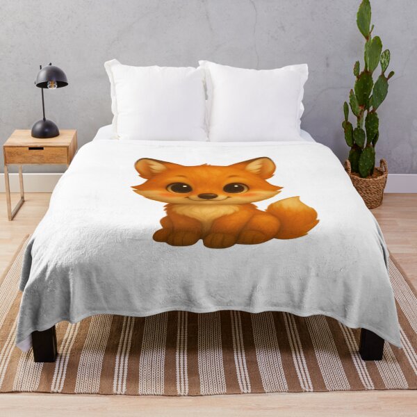 Item preview, Cute Baby Fox Sitting designed and sold by GeoWild Designs.