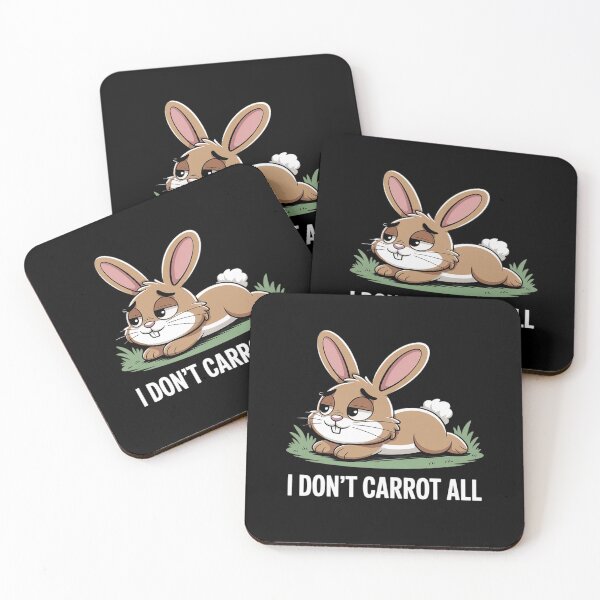 Item preview, I Don't Carrot All - Cute and Funny Bunny Rabbit Pun designed and sold by DetroitMug.