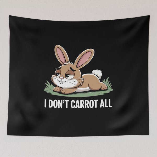Item preview, I Don't Carrot All - Cute and Funny Bunny Rabbit Pun designed and sold by DetroitMug.