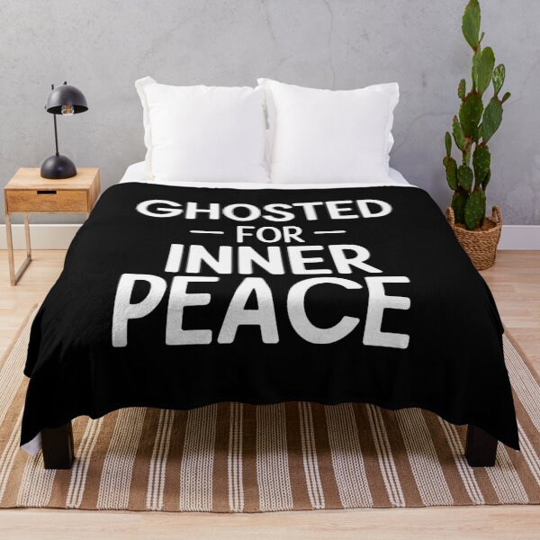 Item preview, Ghosted for Inner Peace – Funny Introvert Self-Care Quote designed and sold by jelonkaa.