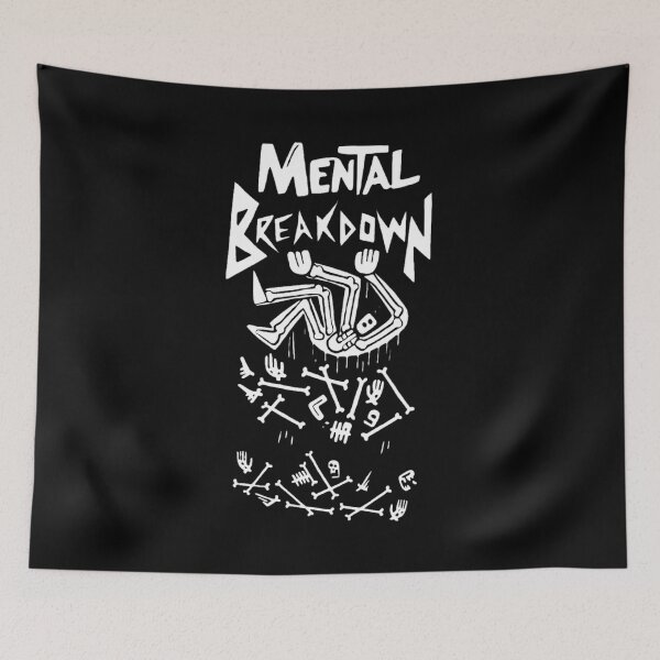 Item preview, Mental Breakdown – Dark Humor bones designed and sold by SidTastic .