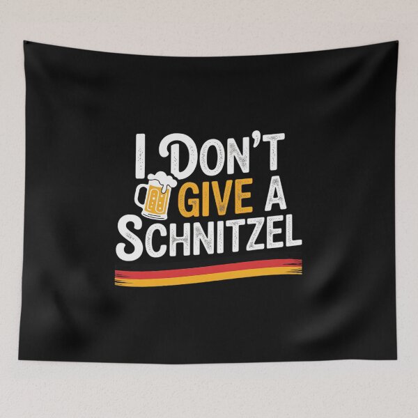 Item preview, I Don't Give A Schnitzel German Beer Wurst Oktoberfest designed and sold by CultureSpec.