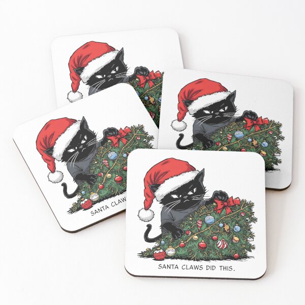 Item preview, Santa Claws Caught Wrecking Christmas Tree designed and sold by flagshiptee.