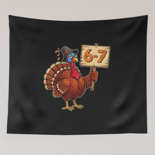 Item preview, 67 Funny Thanksgiving Turkey Meme Six Seven 6-7 designed and sold by diyoor.