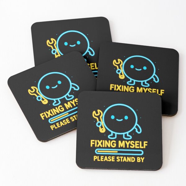 Item preview, Fixing Myself – Please Stand By (Neon Style) designed and sold by Bellassi.