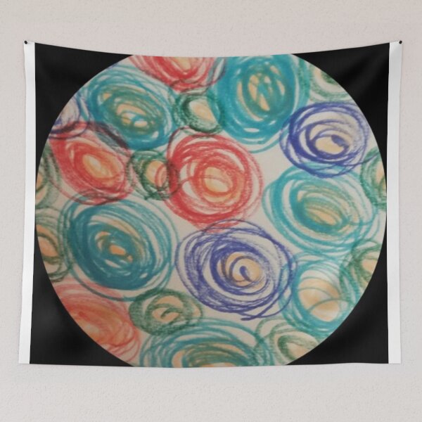 Item preview, circles round abstract circular colorful design designed and sold by SmashingDeals.