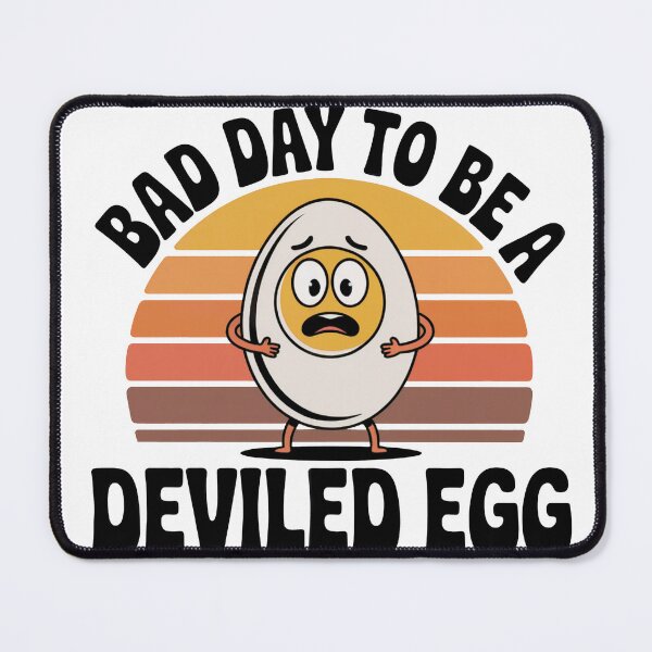 Item preview, Retro Bad Day to Be a Deviled Egg Shirt – Funny Thanksgiving Food Lover Tee designed and sold by WSPrintCrafter.