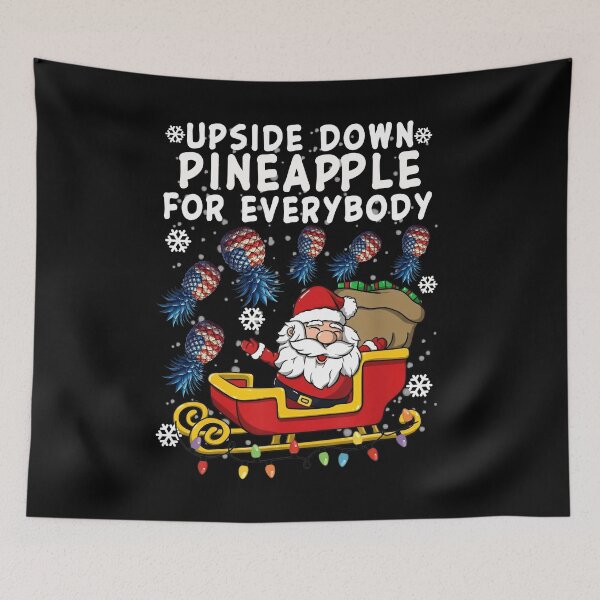 Item preview, Santa Sleigh with Upside Down Pineapple Christmas T-Shirt designed and sold by LashondaGreen89.