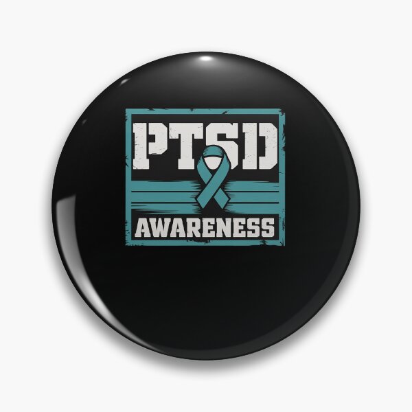 Item preview, PTSD Awareness Teal Ribbon Traumatic Psychological Trauma designed and sold by DrewLeuschke.