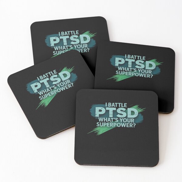 Item preview, PTSD Awareness Post Traumatic Stress Disorder I Battle PTSD designed and sold by MinaReinger.