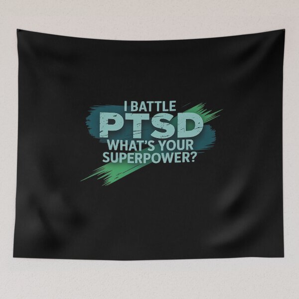 Item preview, PTSD Awareness Post Traumatic Stress Disorder I Battle PTSD designed and sold by MinaReinger.