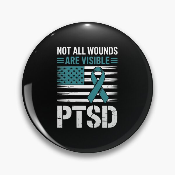 Item preview, PTSD Awareness I Wear Teal Support the Troops designed and sold by khorbiasieno.