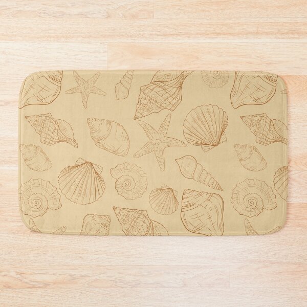 Item preview, Shells - Seamless designed and sold by Comets Canvas.