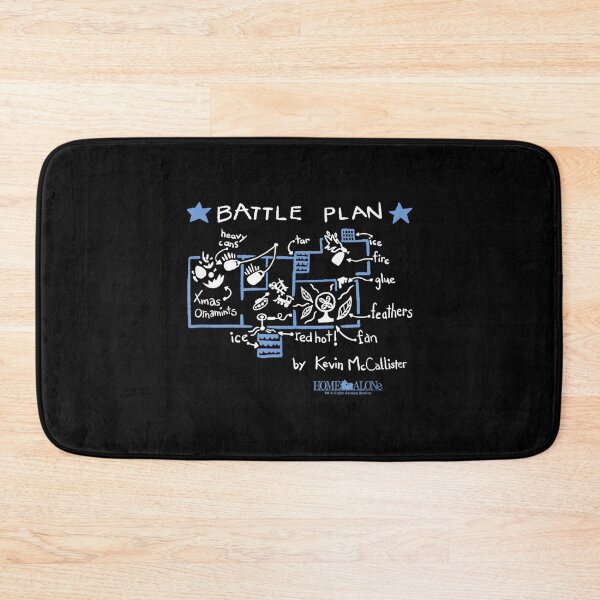 Item preview, Home Alone Kevin Battle Plan Trap Map Design designed and sold by Casey Damian.