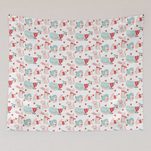 Item preview, Winter Critters Illustrated Pattern designed and sold by Monie Illustrates.