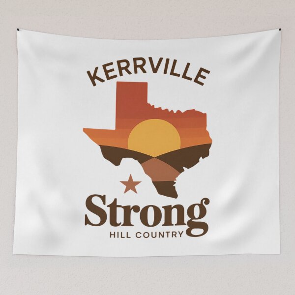 Item preview, Kerr County Strong Texas Pray For Texas designed and sold by HellD3vil-Art.