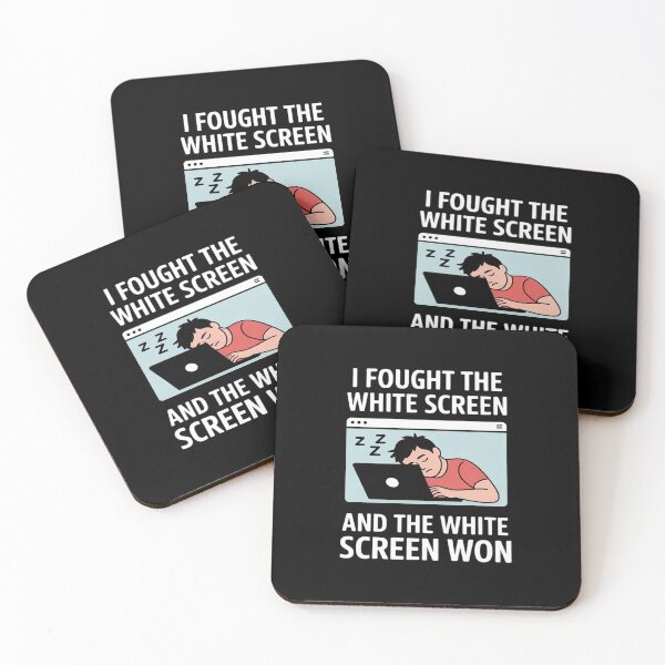 Item preview, I Fought The White Screen and The White Screen Won designed and sold by ticlitule.