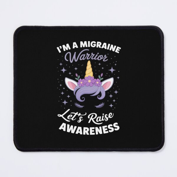 Item preview, Migraine Awareness Unicorn Neurologist Headache Disorder designed and sold by AmparoBoyle.