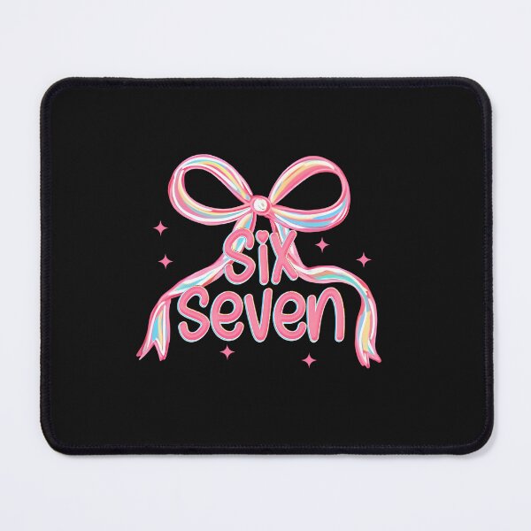 Item preview, Six Seven Meme 67 Funny Number Slang Coquette Bow Aesthetic designed and sold by TalalosART.