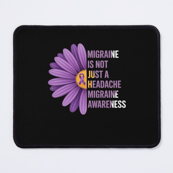 Item preview, Migraine Awareness Not Just A Headache Purple Ribbon designed and sold by VasilisLamArt.