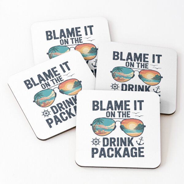 Item preview, Cruise Blame It On The Drink Package Summer Vacation  designed and sold by JonGogue.