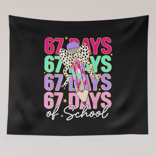 Item preview, 67 Days Of School Pencil Coquette Bow 67Th Day Of School designed and sold by TalalosART.