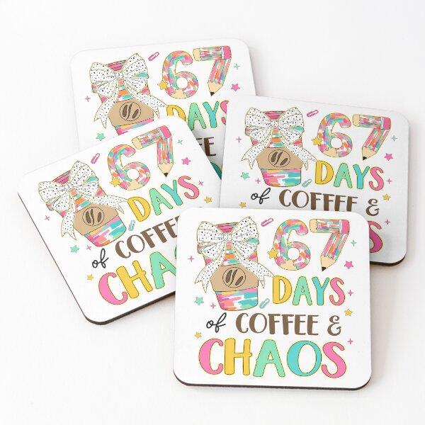 Item preview, 67 Days Of School Coffee Lover 67Th Day Of School Teacher designed and sold by TalalosART.