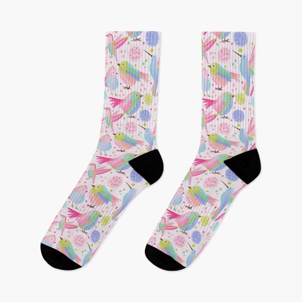 Item preview, Watercolour Birds Illustrated Pattern designed and sold by Monie Illustrates.