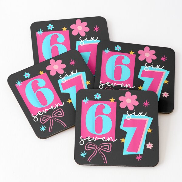 Item preview, Cute Floral 6 7 Six Seven Meme Women Girl designed and sold by TalalosART.