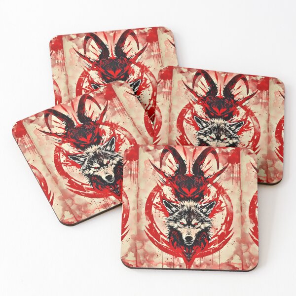 Item preview, Blood Ritual Wolf – Mystic Protector Illustration designed and sold by Neer arts.