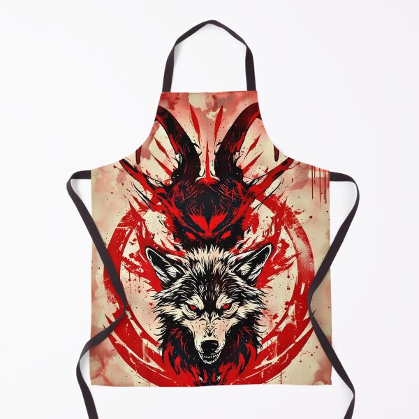 Item preview, Blood Ritual Wolf – Mystic Protector Illustration designed and sold by Neer arts.