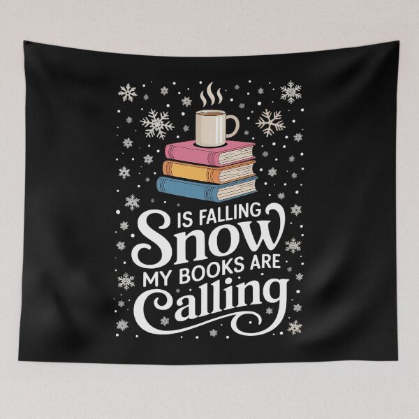 Item preview, Snow is Falling My Books Are Calling I Winter designed and sold by Moon-Ape.