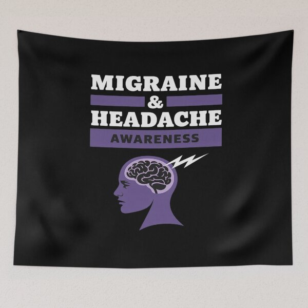 Item preview, Migraine Awareness Headache Disorder Neurologist Patient designed and sold by AmparoBoyle.