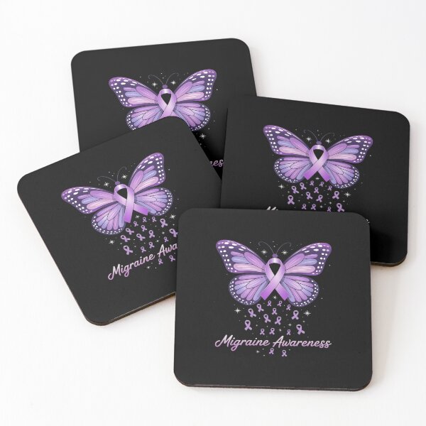 Item preview, Migraine Awareness Butterfly designed and sold by VasilisLamArt.