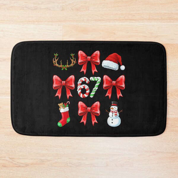 Item preview, Girls 67 Meme Six Seven Coquette Bow Funny Christmas Meme designed and sold by TalalosART.