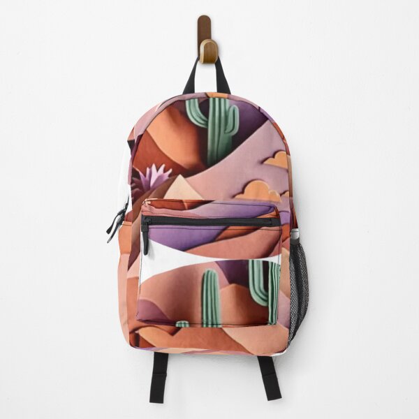 Item preview, desert scene round abstract colorful cactus succulents design designed and sold by SmashingDeals.
